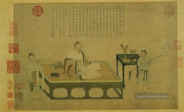 仇英 Qiu Ying Werke - Das Porträt 1542 alte China Tinte